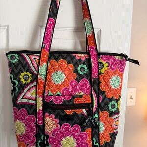 Vera Bradley Pink and Orange Floral Tote